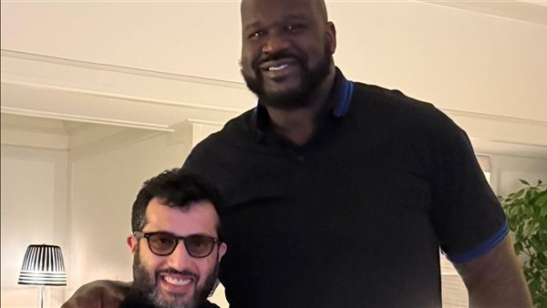 لقاء تركي آل الشيخ ولاعب كرة السلة الأمريكي شاكيل أونيل