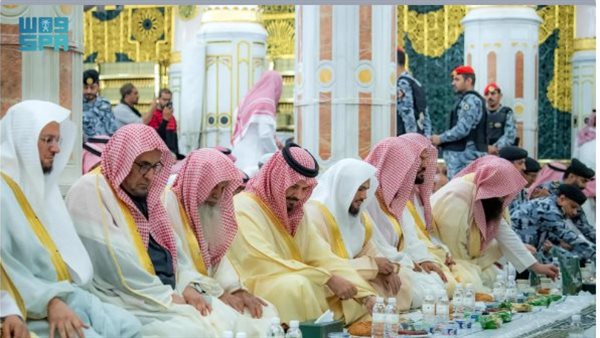 مشاركة رمضانية في رحاب المسجد النبوي