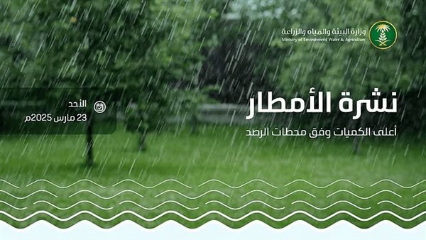 الرياض تسجل أعلى معدل هطول أمطار