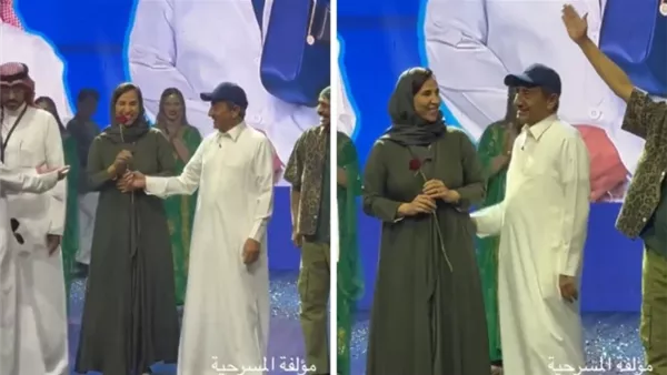 ناصر القصبي وزوجته