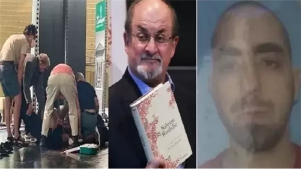 25 عامًا سجنًا لمنفذ الهجوم الدموي على الكاتب سلمان رشدي