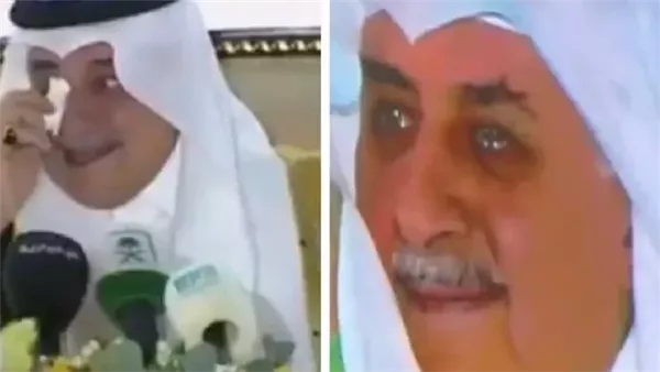 أمير تبوك يبكي في التخرج