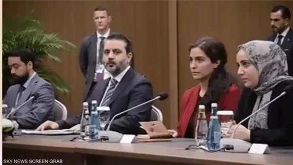 السيدة المرافقة لوزير خارجية سوريا