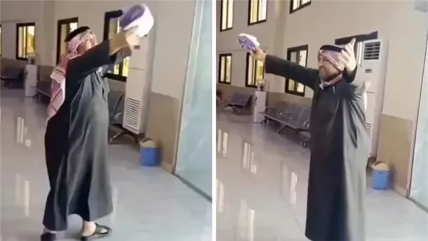 سوري يعود لوطنه ويسجد شكراً لله