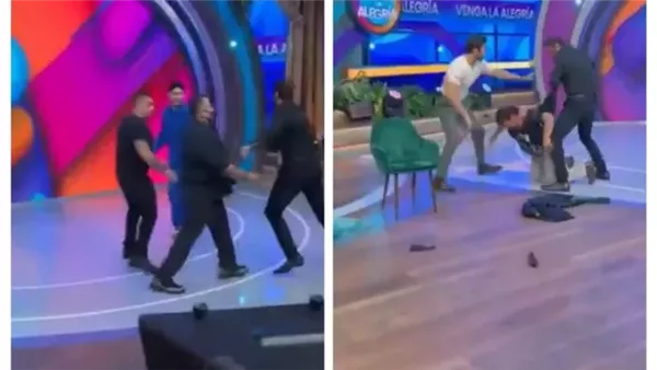 ألبرتو ديل ريو يعتدي داخل استوديو