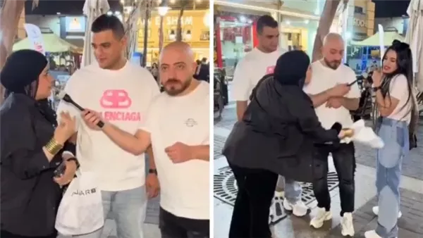 مقلب طريف زوجة فتاة برنامج مسابقات