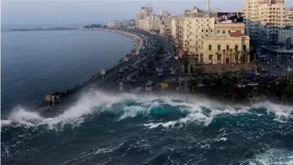 خطر غرق الإسكندرية بسبب المتوسط