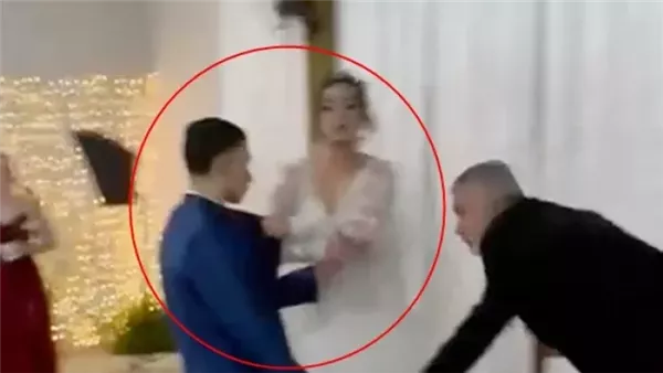 عريس برازيلي يغمى عليه أثناء زفافه
