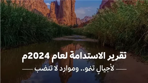تقرير استدامة الهيئة السعودية للمياه 2024