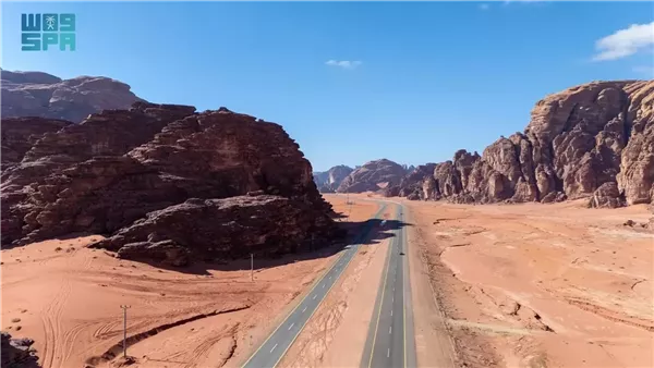 مشروع طريق تبوك حقل السياحي